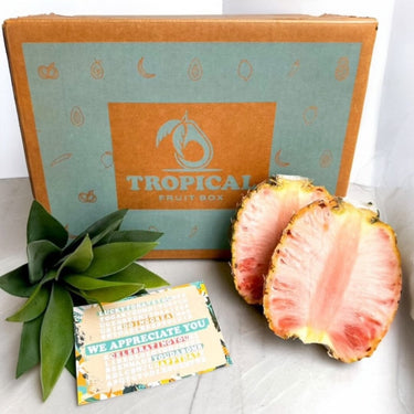 We Appreciate You Pinkglow® Pineapple Gift Box Tropical Fruit Box